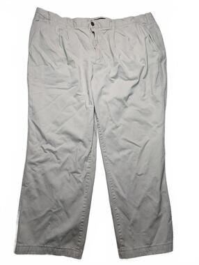 Eddie Bauer Classic Chino Pants Casual Cotton Twill Mens 46x28